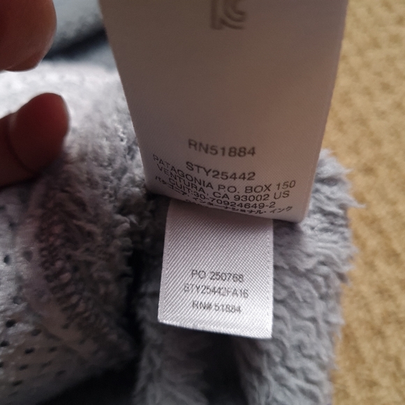 Patagonia Re-Tool Snap-T Fleece Pullover Jacket Grey/ Blue Women's L - Picture 11 of 16